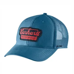 
                  CARHARTT Czapka Rugged Flex Twill Mesh Dark Tranquil Blue 106738.HS0.S000